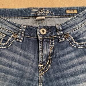 Silver Jean Capris- 27 waist